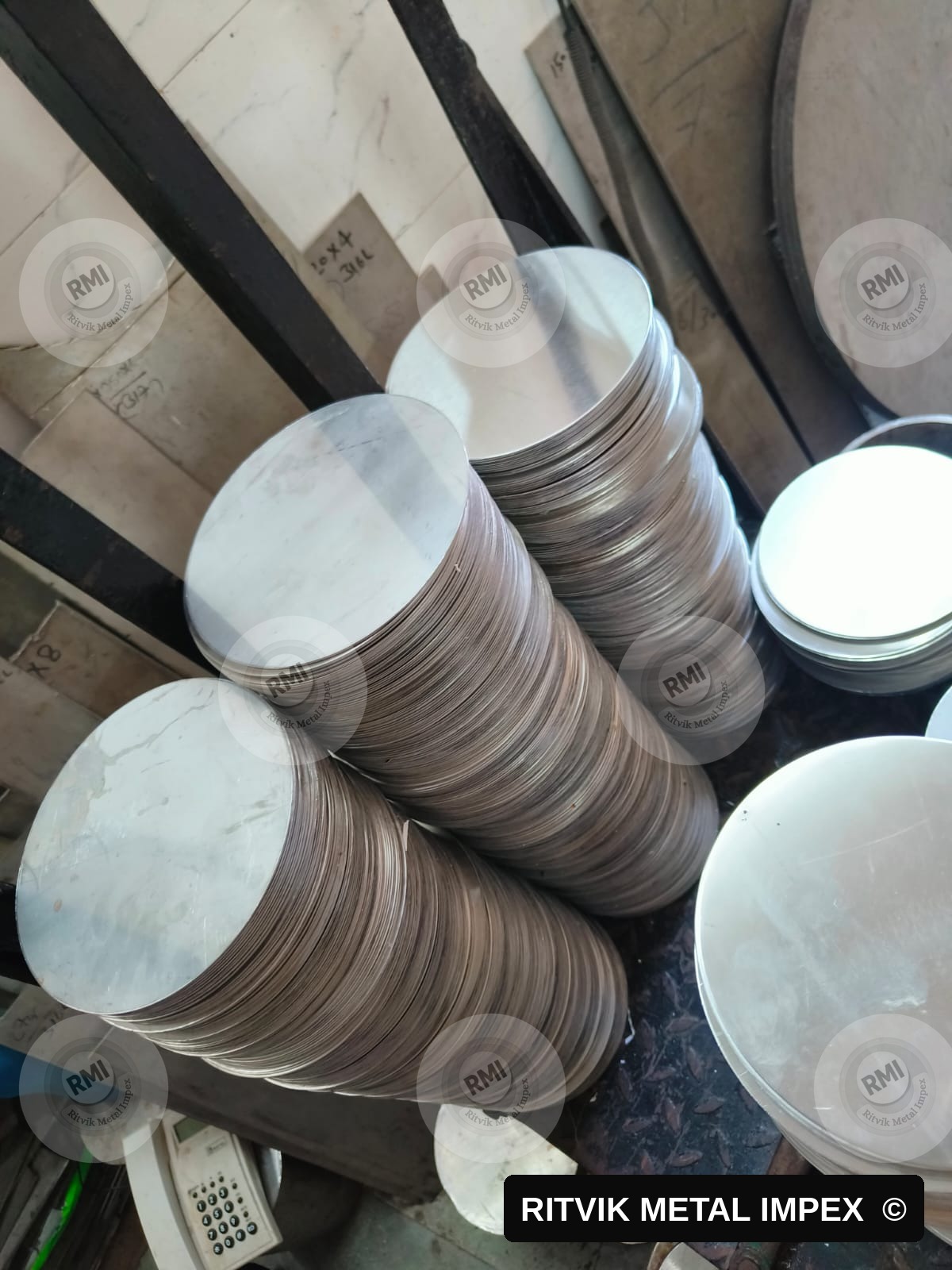 SS 316L Circles & Blanks in stock at Ritvik Metal Impex, Mumbai