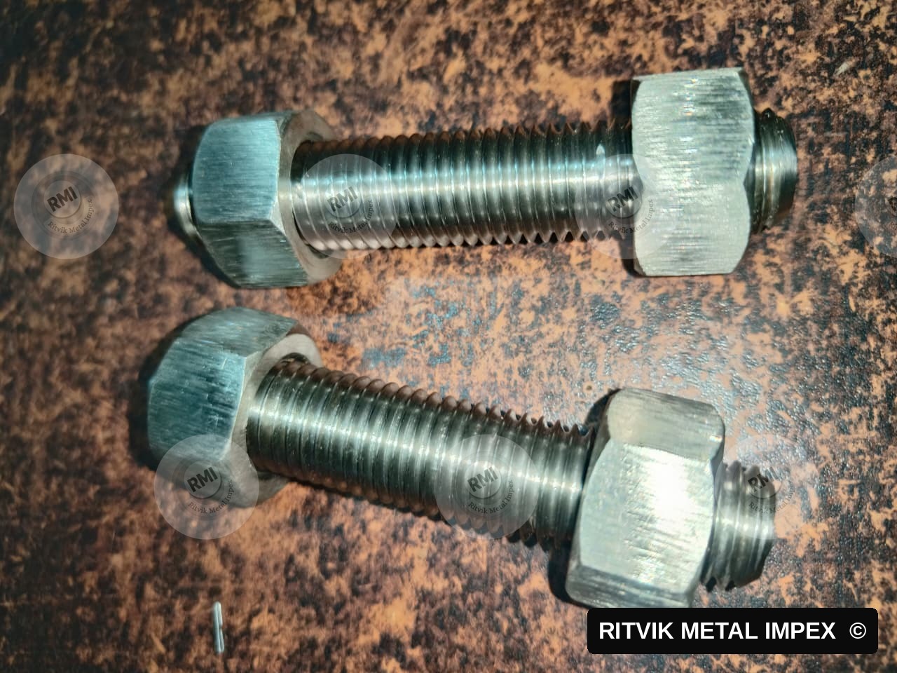 Stud Bolts & Heavy Hex Nuts in stock at Ritvik Metal Impex, Mumbai
